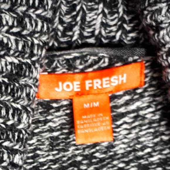 "Joe Fresh" Shawl Collar cardigan. Grey. Size medium - Picture 3 of 3